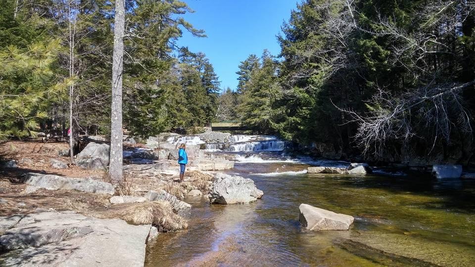 Mrs Baker at Jackson Falls