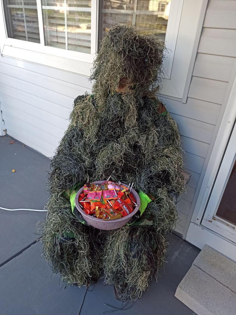 Jim waiting for trick or treaters🎃🎃🎃