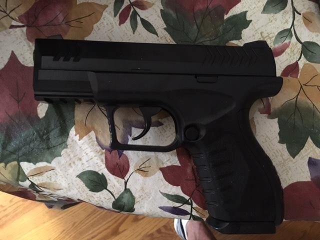 This is why so many young kids get shot....
This is a BB gun.At 5+ feet,it looks real.If they point this at me or anyone ,especially the LEO's,people will feel threatened and something bad will happen.
If you buy your kid