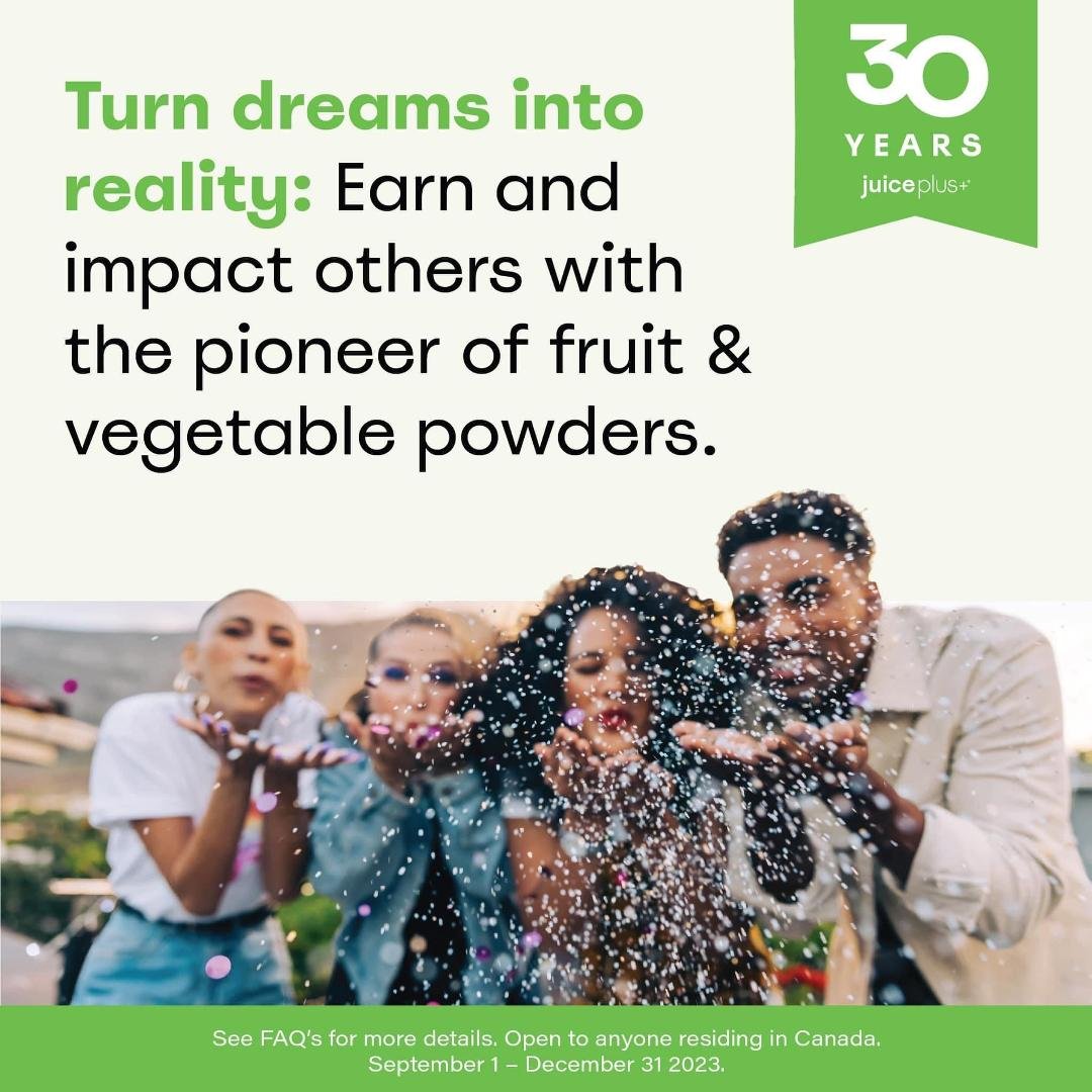 Contact me or visit
Stevenbell.juiceplus.com
for more info.