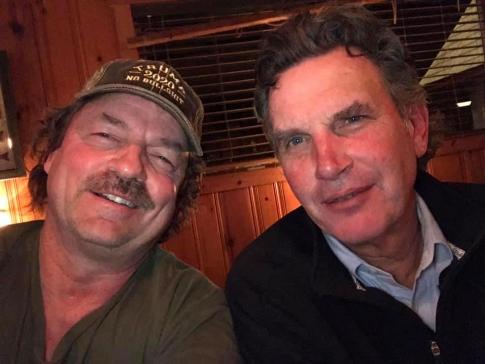Dinner with Peter, my Pa. neighbor.