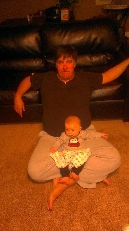 Relaxing with gramps