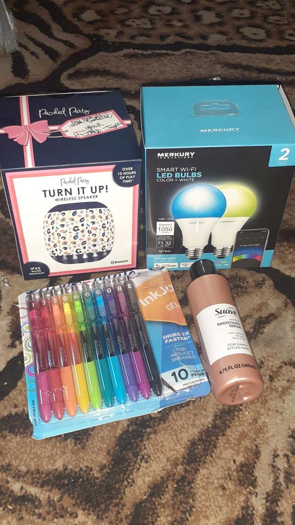 After donating this morning, my love Justin Craig and I went to Walmart and he got me some things. ❤ Can't wait to try them out! Thank you baby! I love you with all my heart.