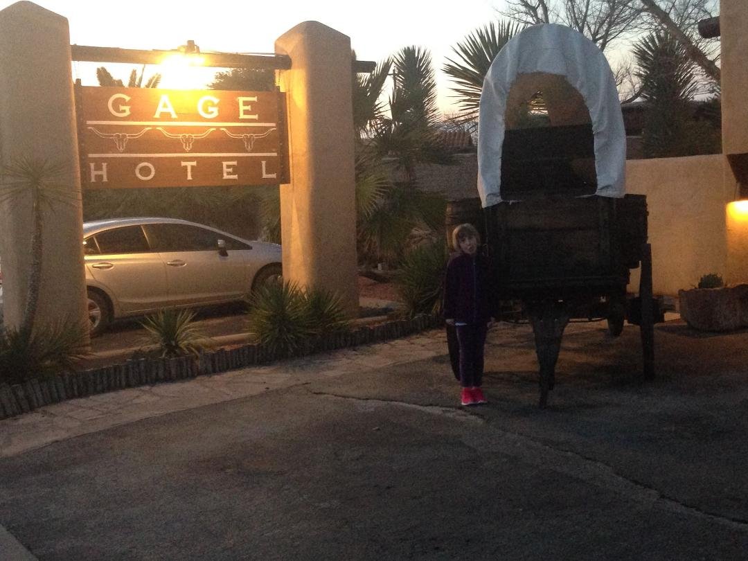Dinner at the White Buffalo in Marathon's (TX) Gage Hotel. Have visited this establishment 4 or 5 times over the last 10-12 years when visiting the Big Bend region; never disappointed and highly recommend.