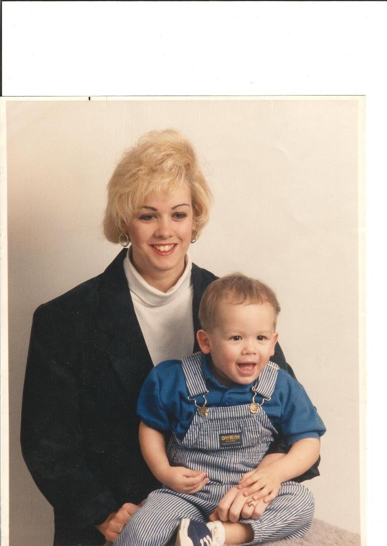 Here u go Zak Olivo.. This is a picture of my daughter Kim and her son Zak when she was still alive.............