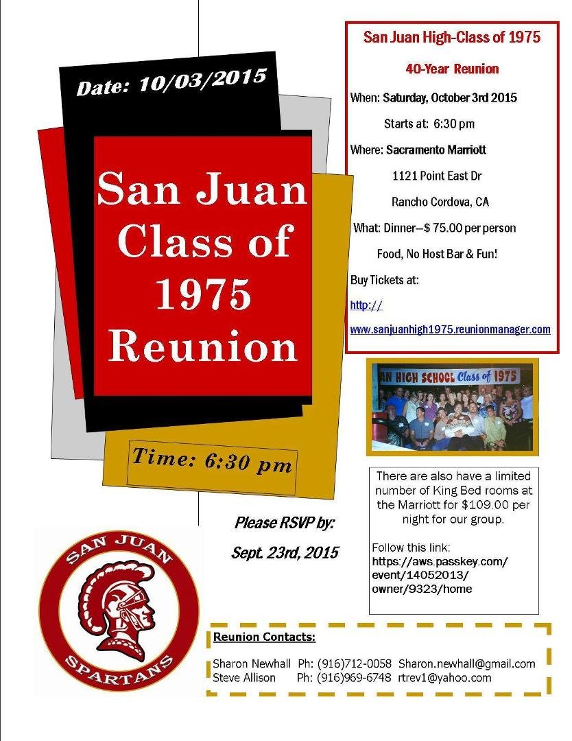 San Juan Class of '75! - Here's the pic to post!