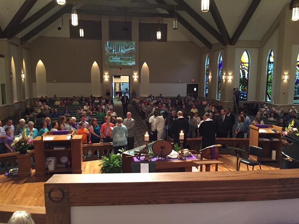 Worship, confirmation and baptism on this Palm Sunday.