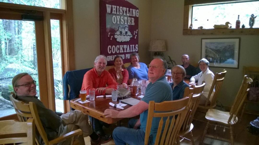 Celebrating Nancy's  70 th birthday 🎂  with friends.