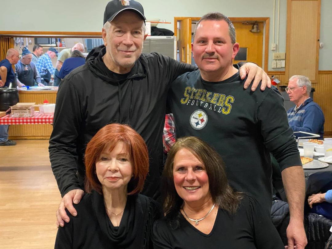 Pizza night at the American Legion with Jaime and Robin; going on 40 years of friendship! Just catching up! Jaime was a Teammate in the scratch League way back in Jubilee days. He became my driller in Delmar days after I dr