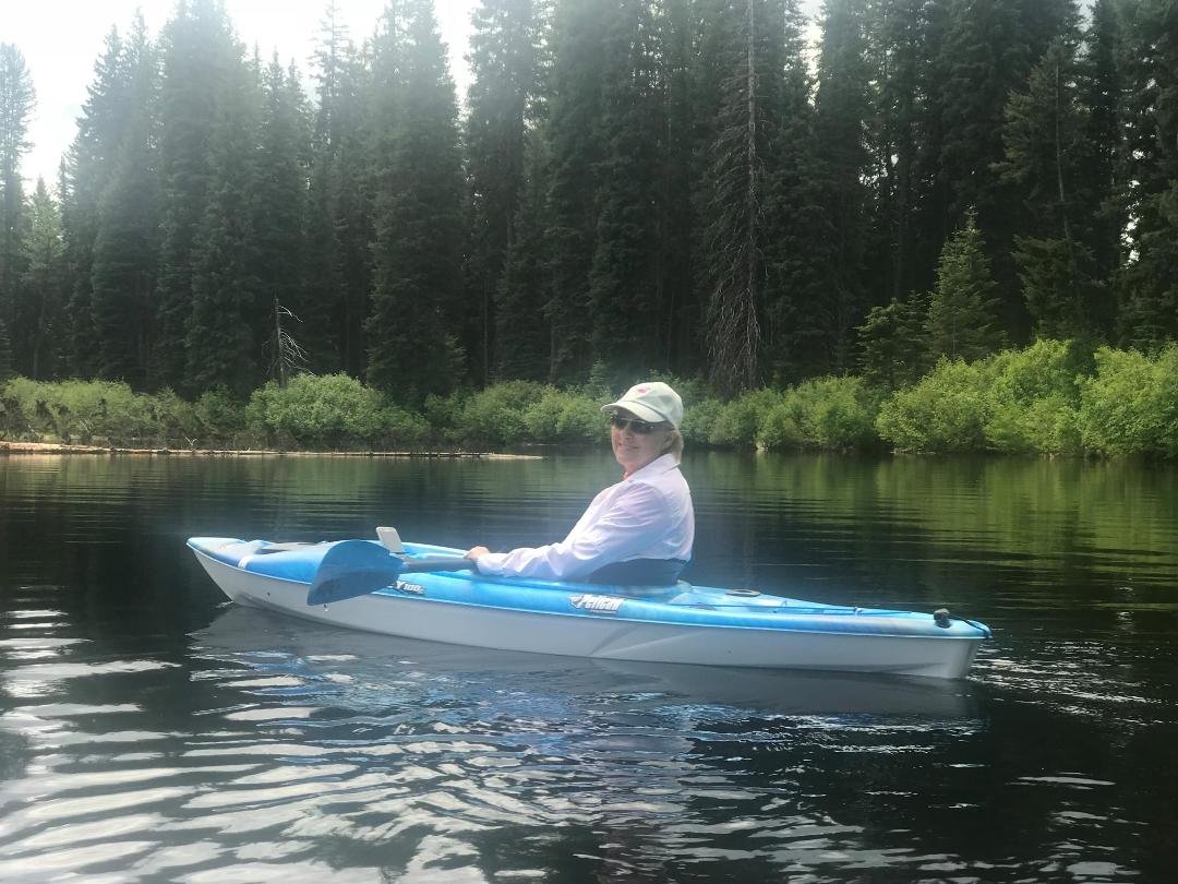 Derinda’s new kayak