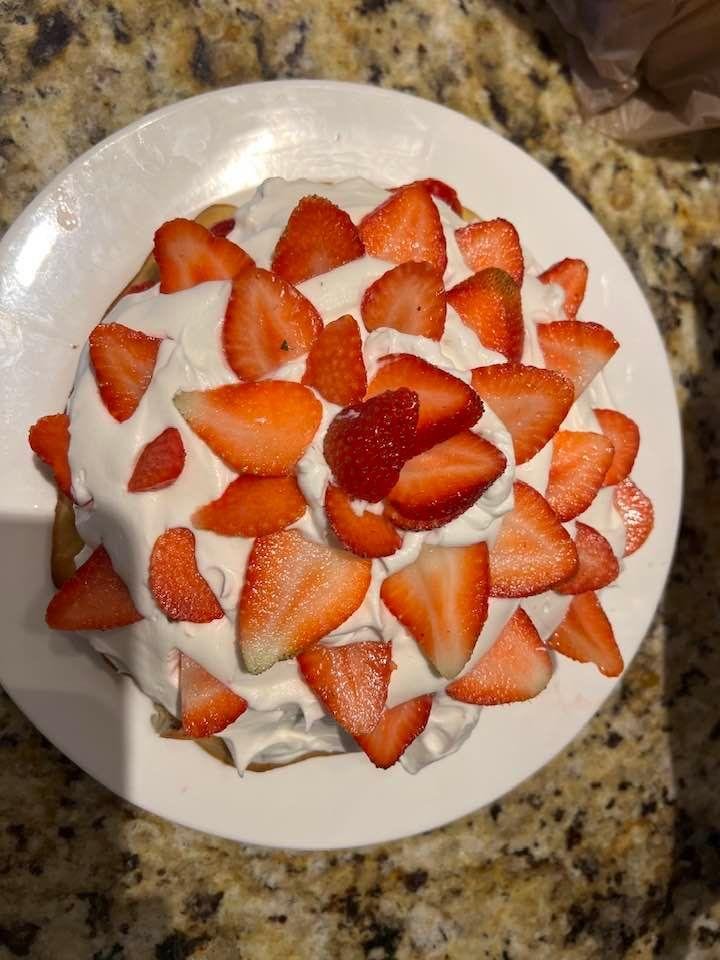Welcome Spring….. and the strawberries are deeelicious!!