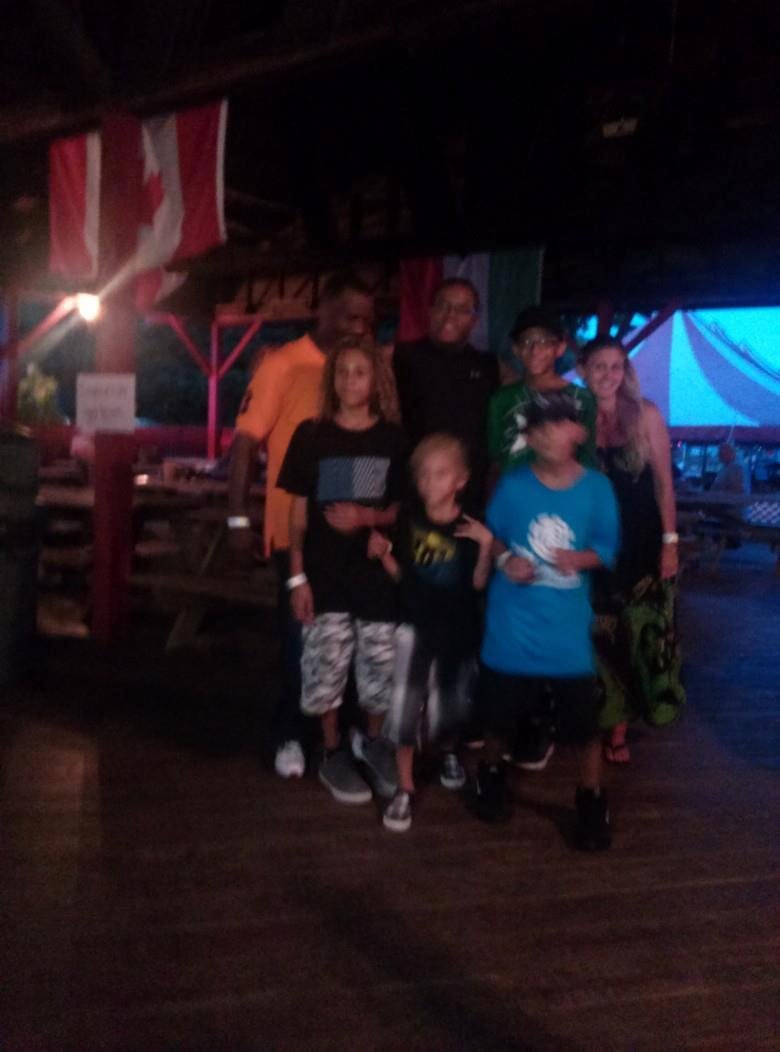 Grandpop,and the grandkids.