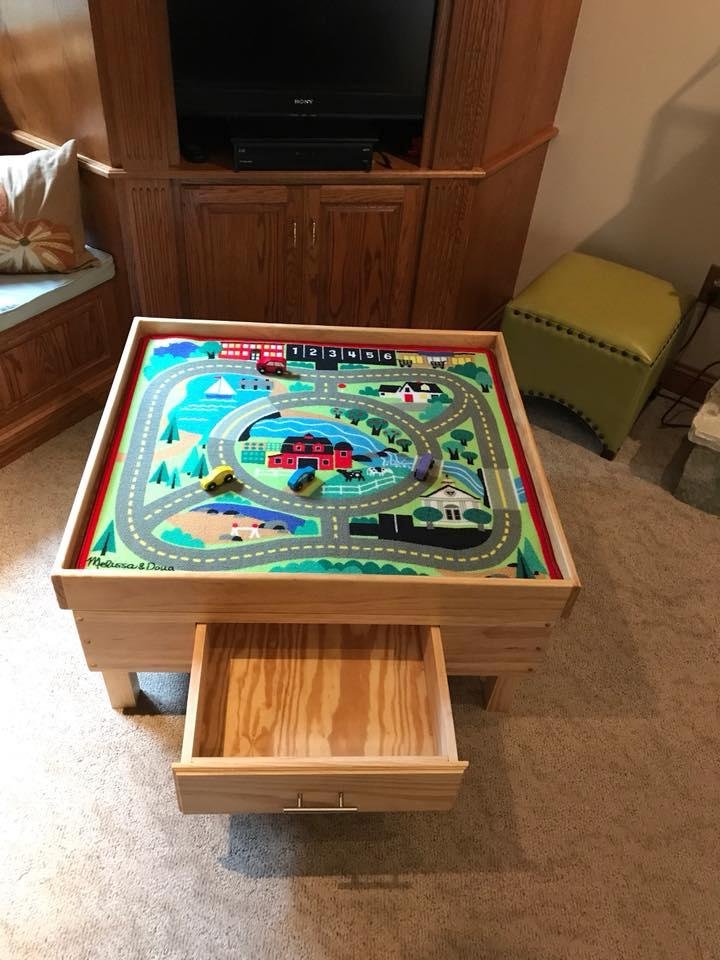 My latest project a play table for my grandsons, hope the like it.