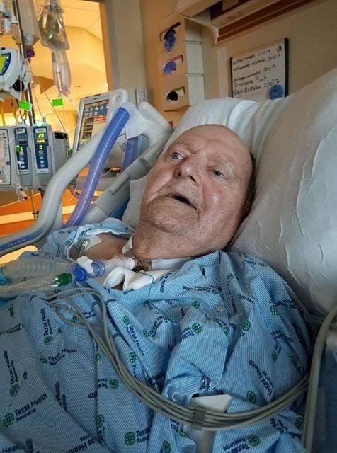 Here is what my daughter just posted about her husband who has now begun his 6th week in ICU with pneumonia:
"He is doing pretty good today. The procedure last night went well and they removed a lot of gunk from his lungs."