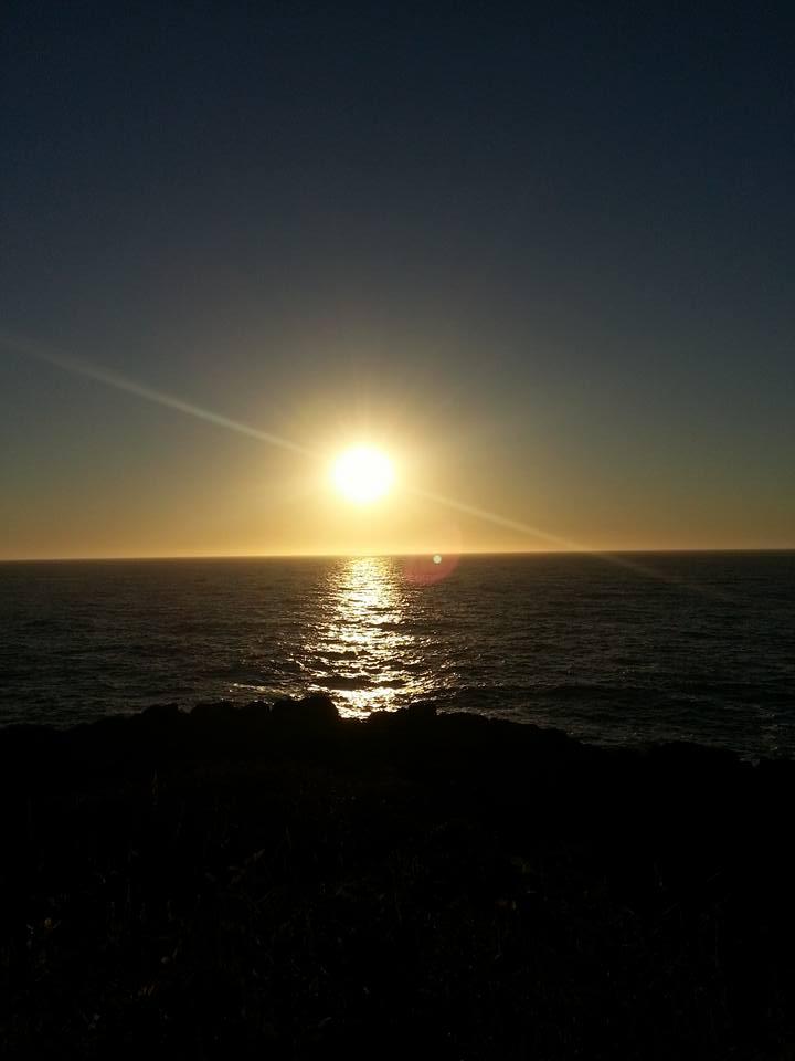 Sunset in Depot Bay.