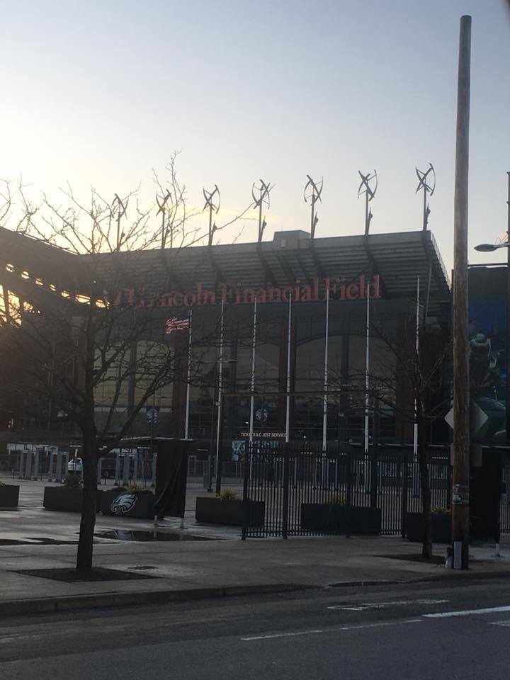 A halo is over the Linc today.