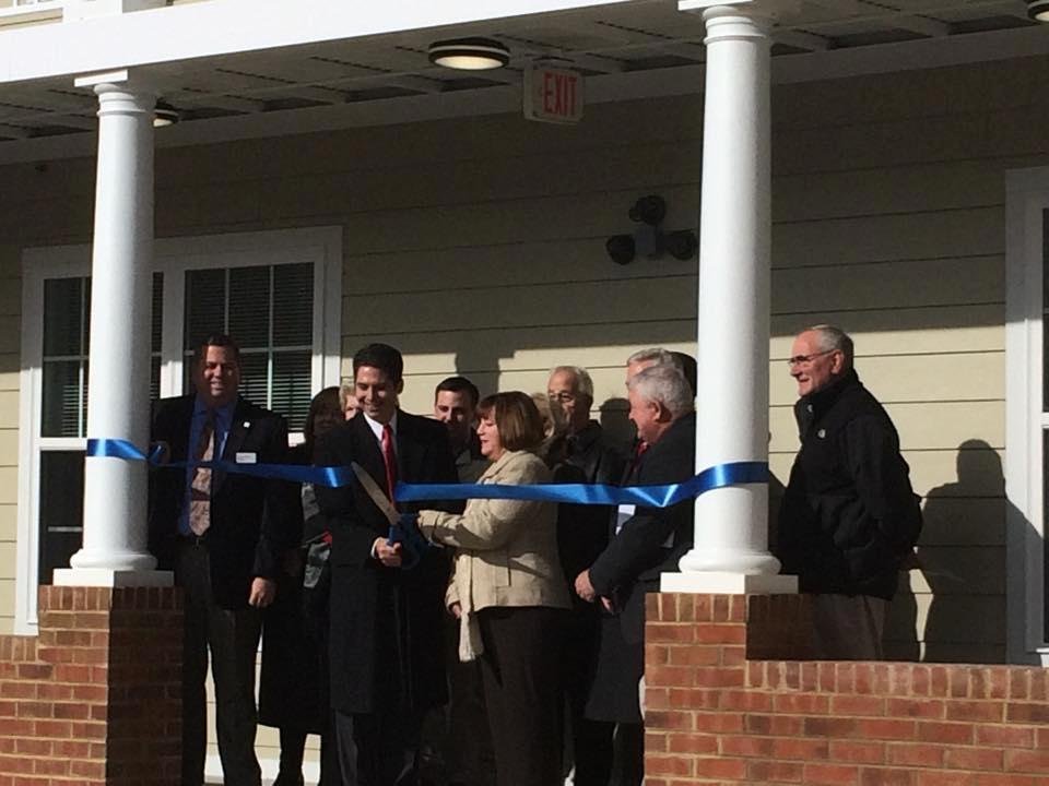 A big day at Bluefield College - the dedication of Bluestone Commons!