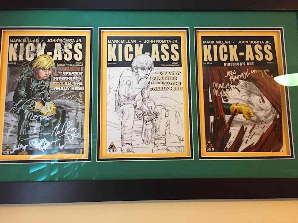 The first book is signed by many of the cast, crew, director, producer and Mr. Mark Millar. Wow! 10 years sure flies by.