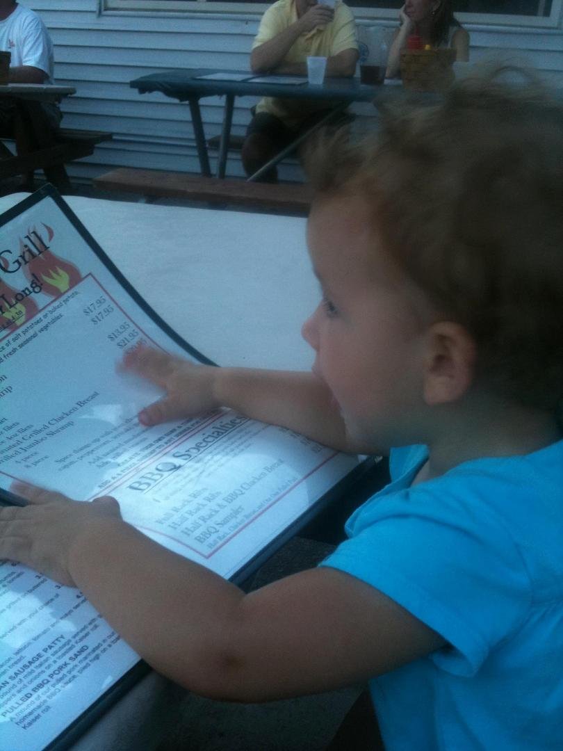 Bug checking out the menu