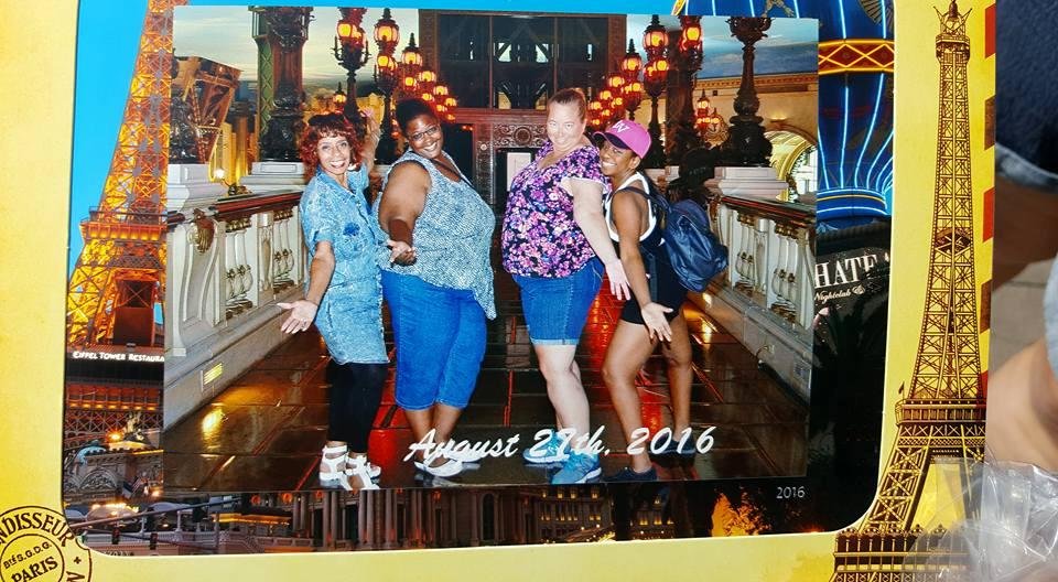 Look at us, beautiful women on top of the world!