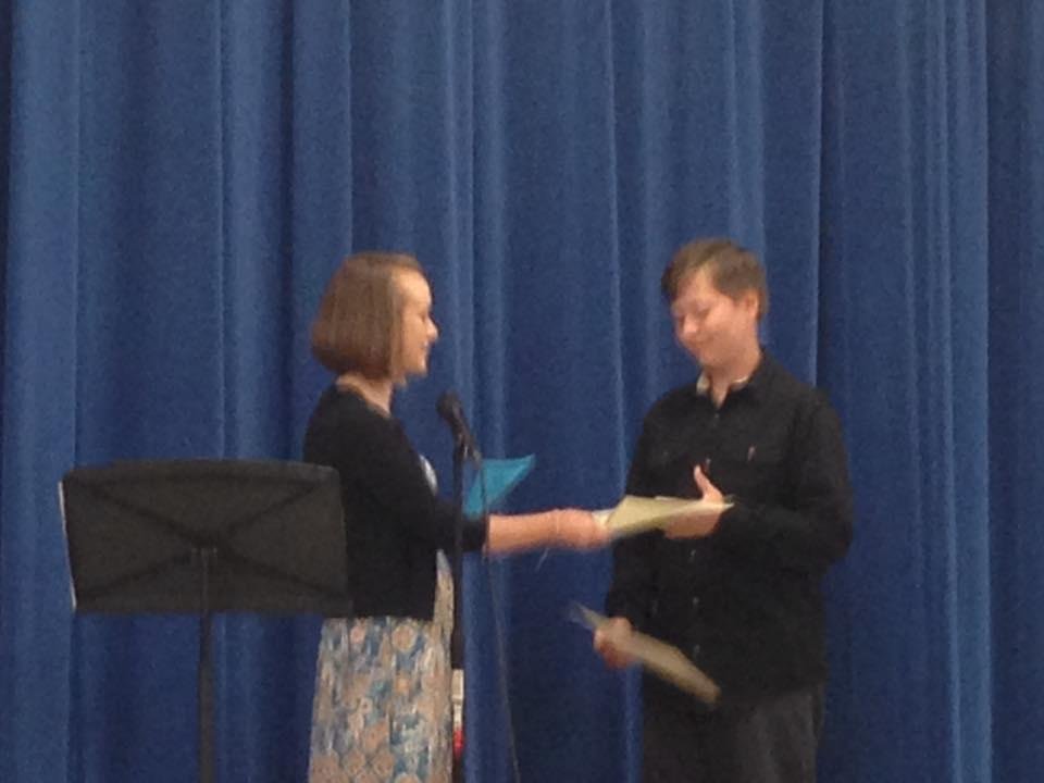 So proud of Davey graduating to middle school at The Museum School. Voted most likely to be a chief technology officer!