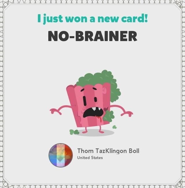 I just won the "N" card! Check out my collection! #TriviaCrack
