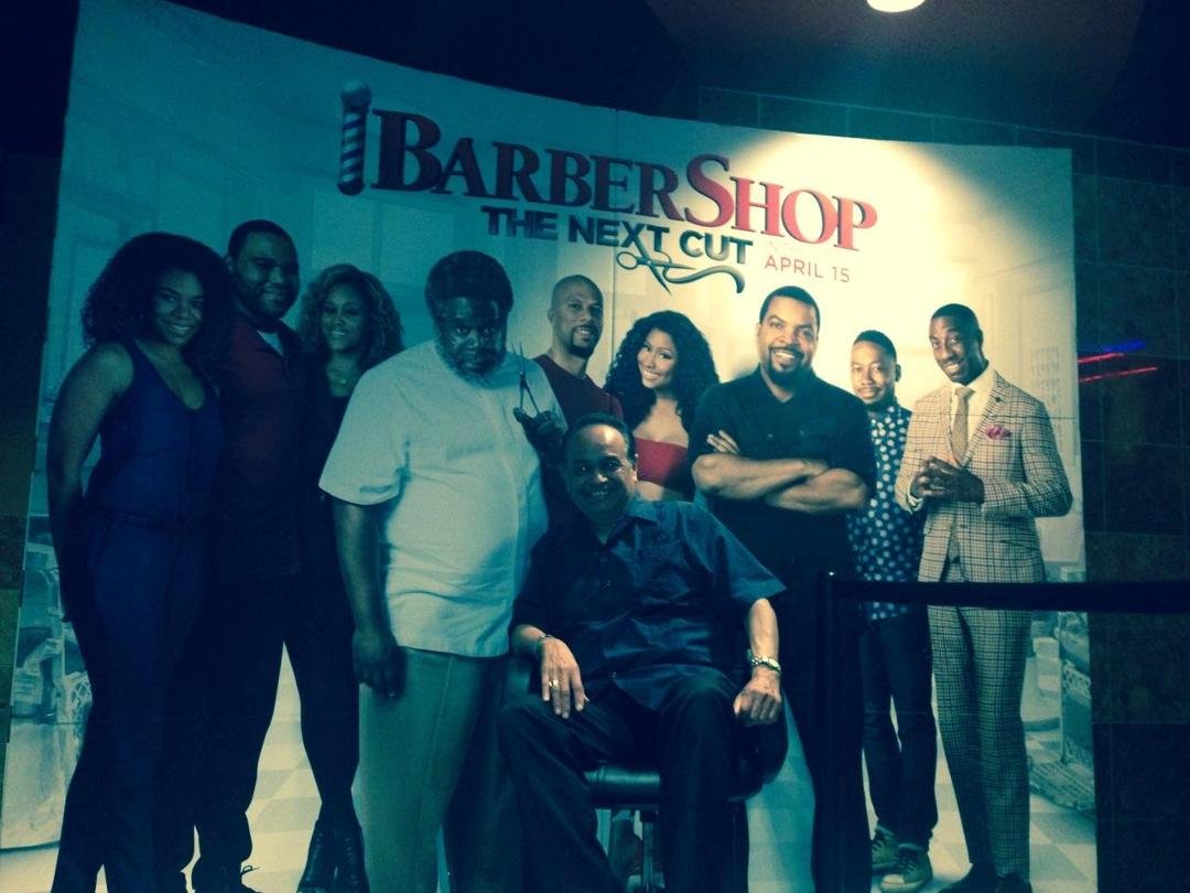 Looks like they all telling me, "I told ya bro, ya taking a chance. Lovely lady behind me, smiling, says; oh Kentara, he done did it. And so it goes at 'The Barbershop!'