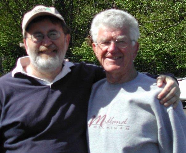 Dad at 87; I finally outwalked him. He still walkes a couple of miles a day