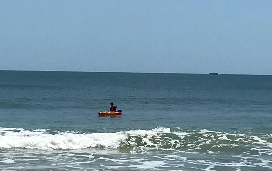 David at sea.