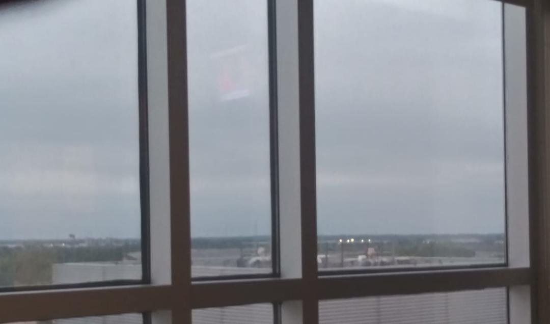 Same hospital window although overcast today and I'm going home. Checked in Wednesday afternoon with pain at 9.5 and what several separate x-rays showed a blockage. Yesterday afternoon after an hour and a half of pictures m