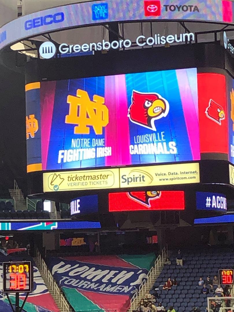 At the Louisville game