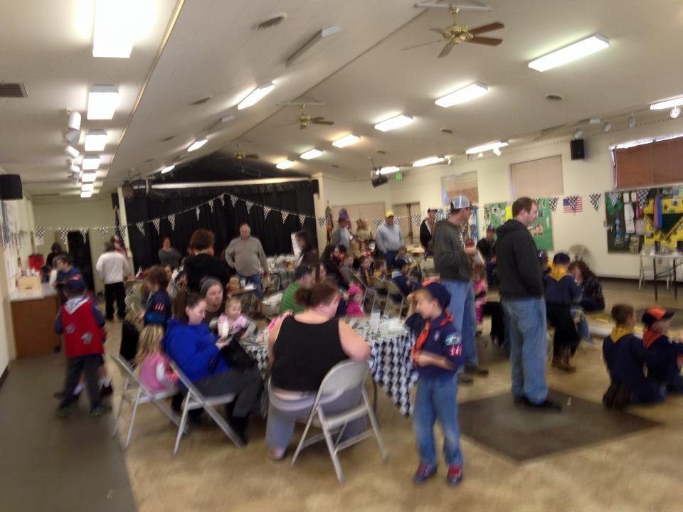 Pinewood Derby at KPC today!