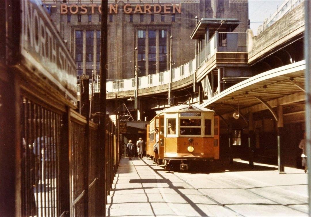 Did You Take the Trolley to the Old Boston Garden?