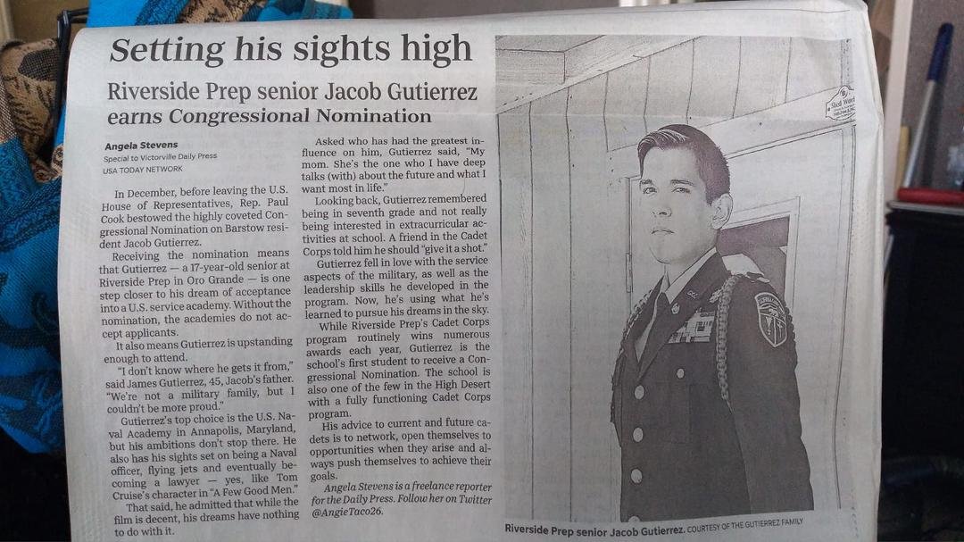 Our Jacob made the news!!!!
