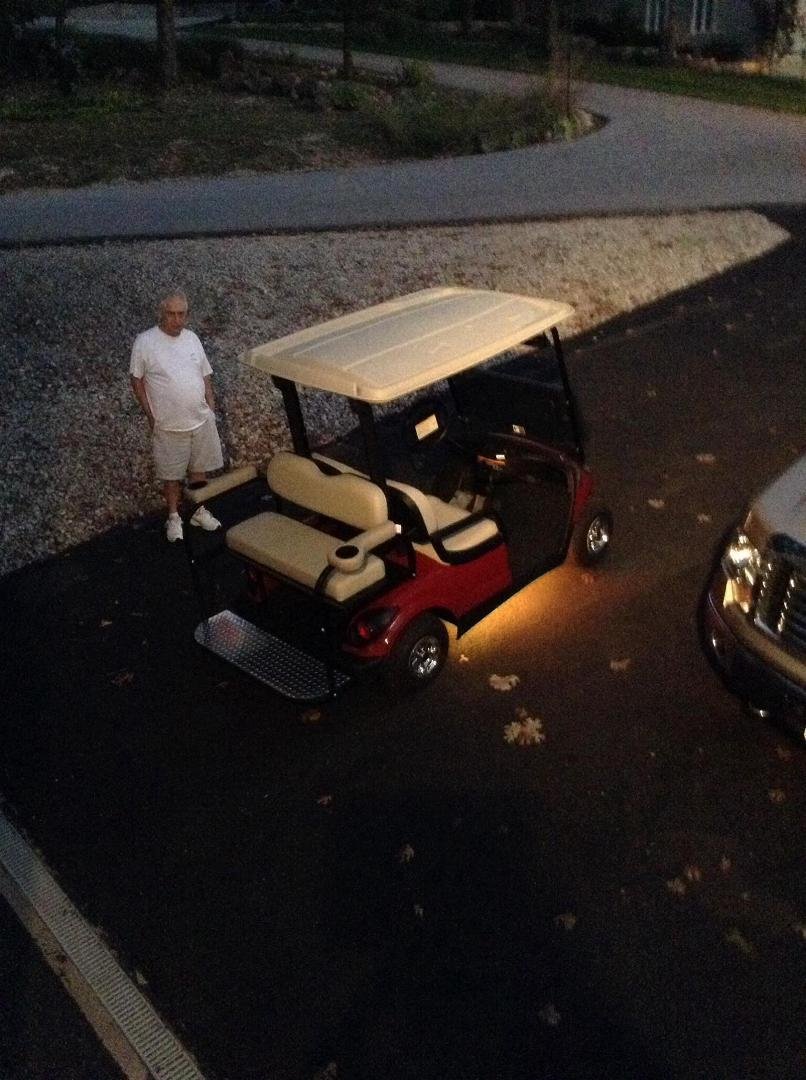 New golf cart lights.