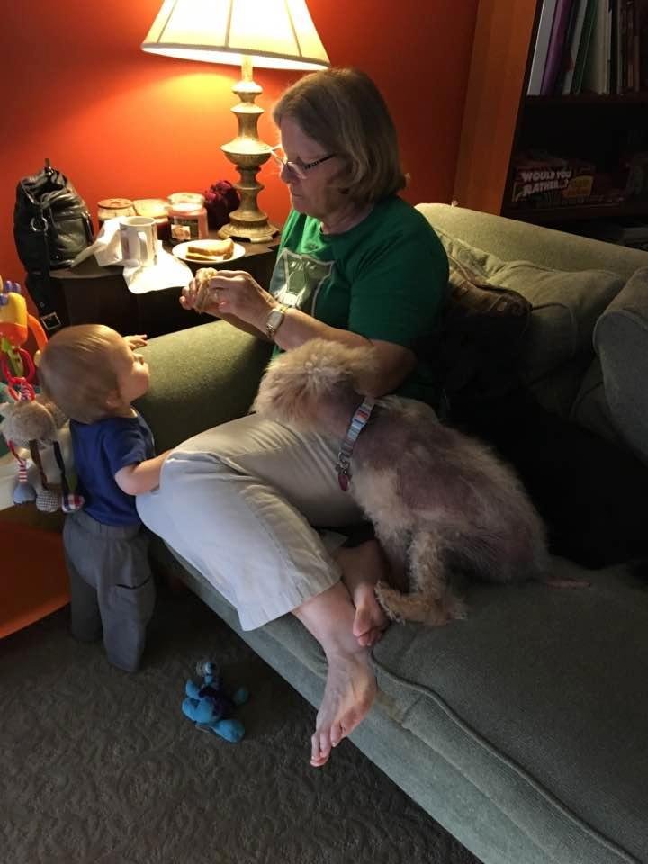 Linda and the three little beggars.