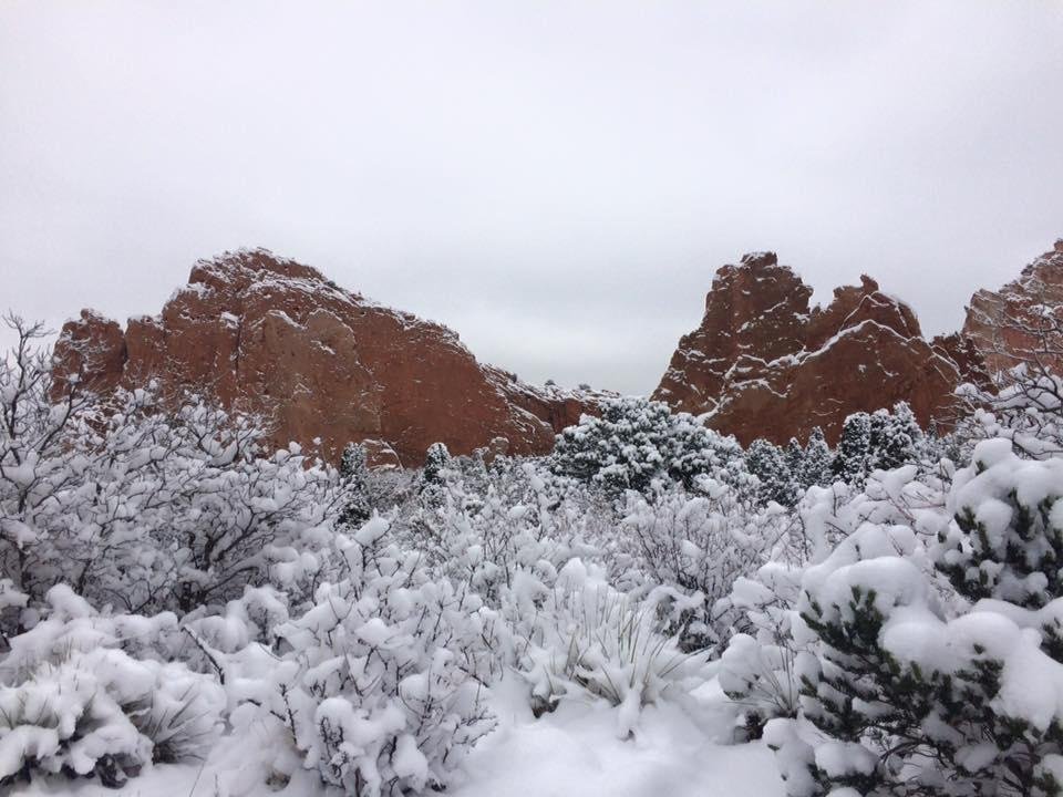 To tranquility (Garden of the Gods Park a mile away).