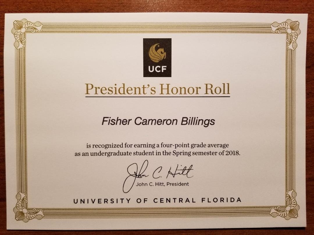 Great job, Fish! So proud! XOXO