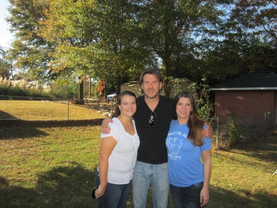 This is a picture of my three children taken just couple years ago left is youngest Lori son Mike is the oldest Michelle on right is middle child