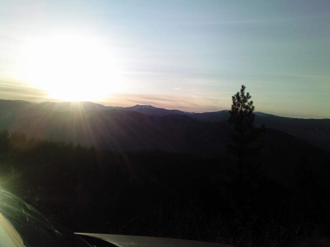 Great sunset last night up fish creek.