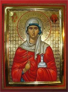 December 22
Holy Great Martyr Anastasia the Widow, the Deliverer from Potions (290)
    She was born in Rome to a wealthy and prominent family. Though her father Pretexatus was a pagan, her mother Fausta instructed her in t