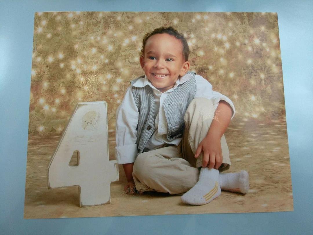 My man's 4th birthday picture
