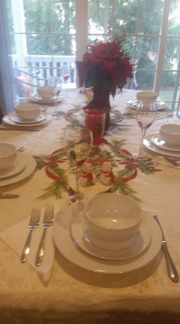 Table set for dinner