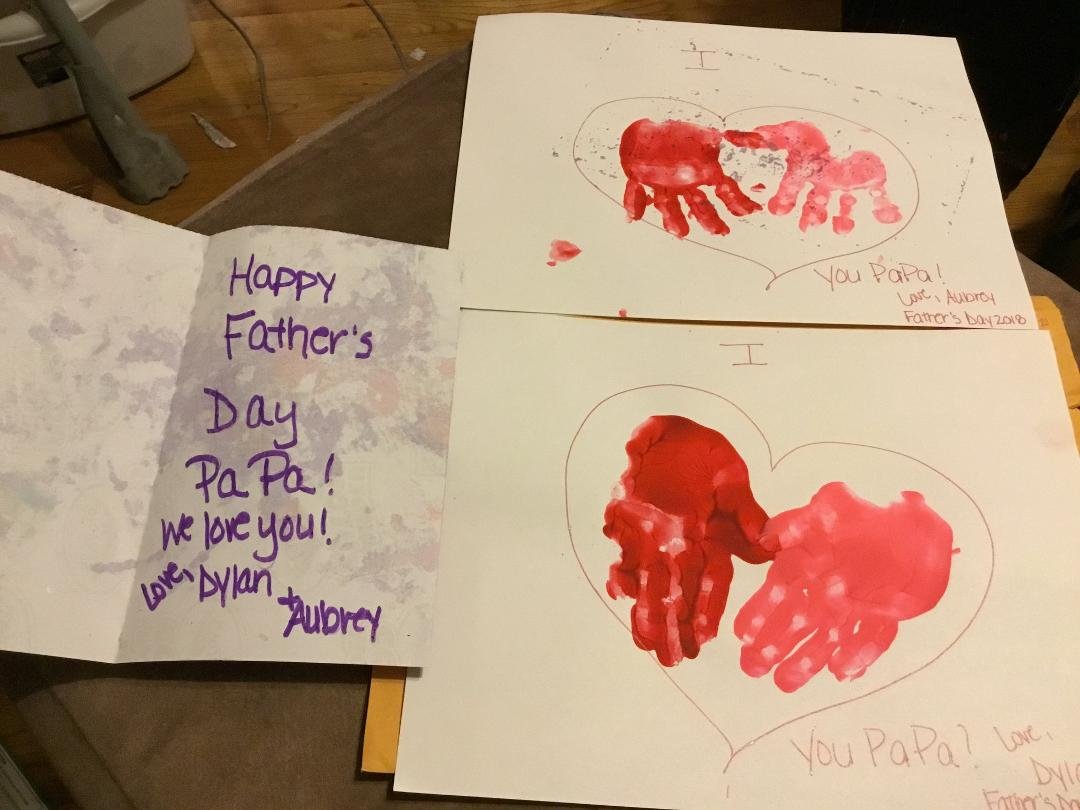 I got the very best ever father day cards in the whole world. From the very best artists in the whole world.