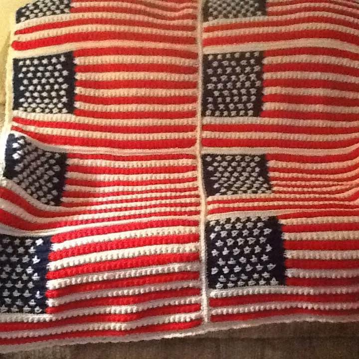 Just finished a new cover for the futon in our Florida home.