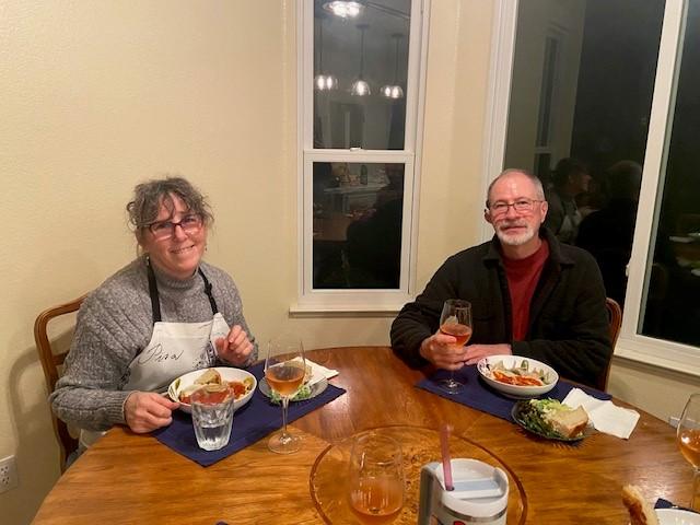 Christine and I also on Christmas Eve