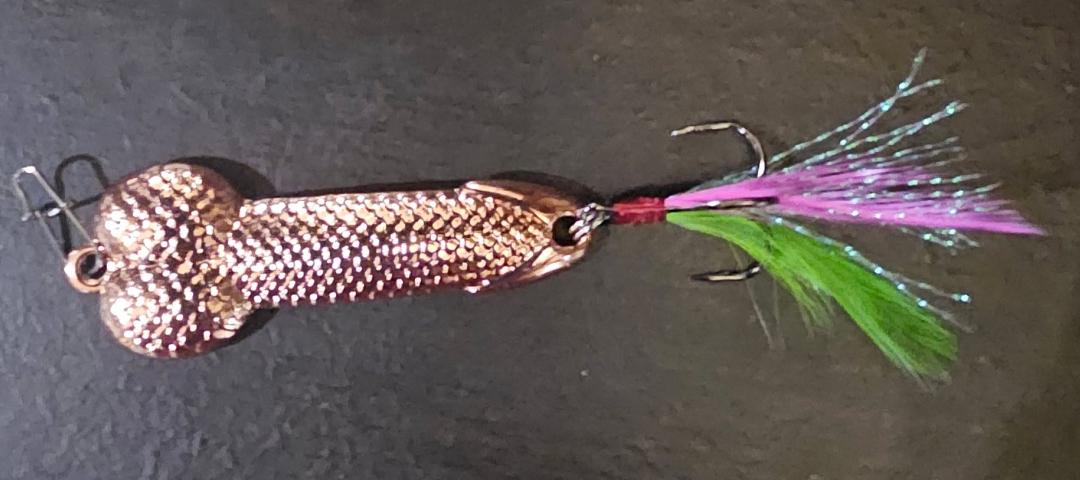 New lurer i bought fpr my wife..fish about to get Dickens down
