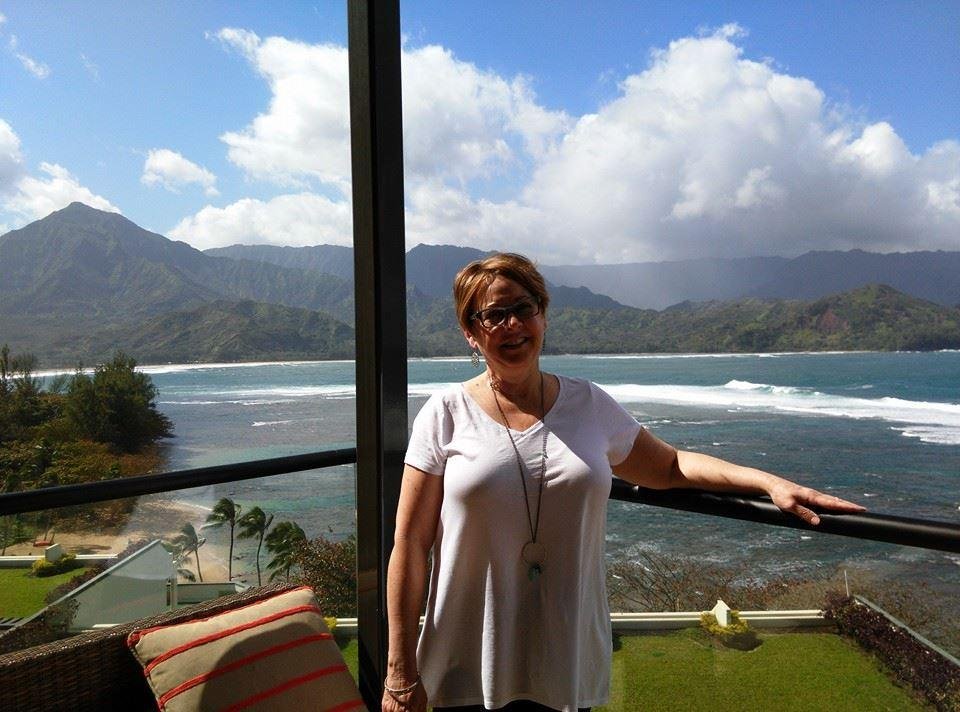Kathy Anderson at St. Regis Princeville, Kauai
