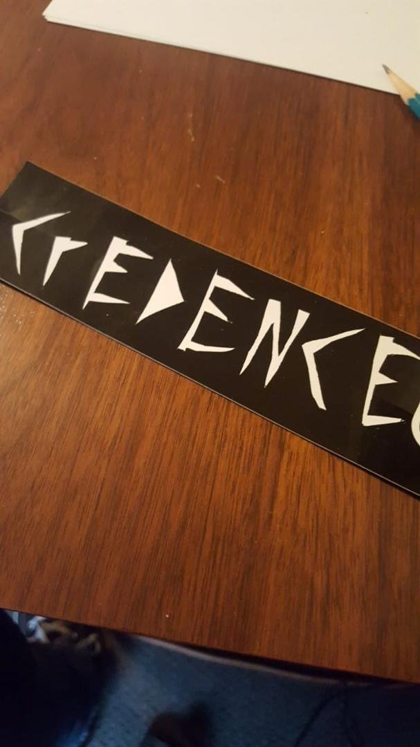 Anyone have a Credence stencil similar to this sticker?