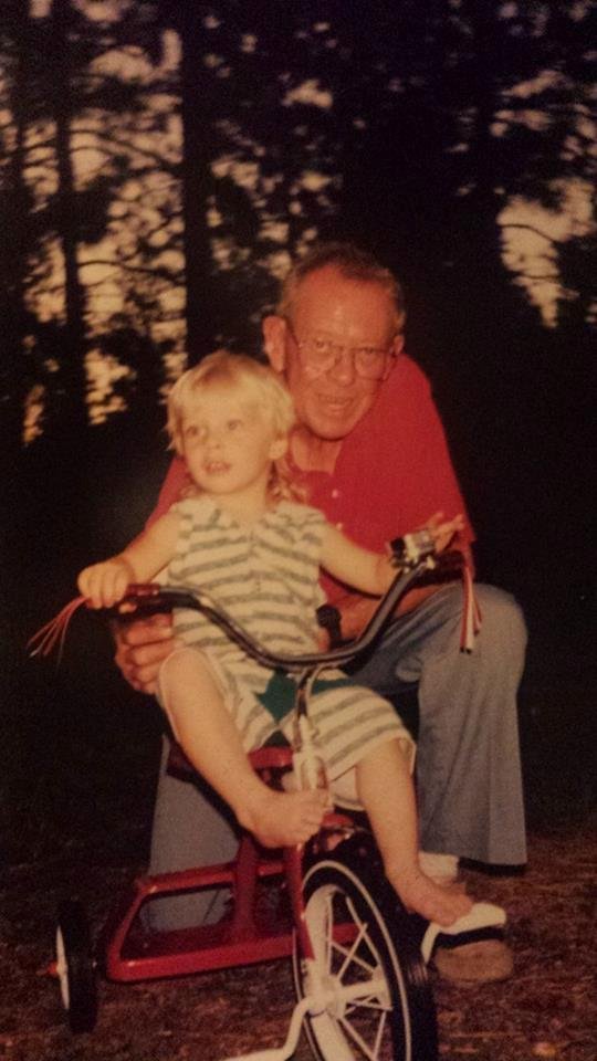 This picture fell on me tonight.  One of my favorite not sure who's smile is the biggest dad or ray